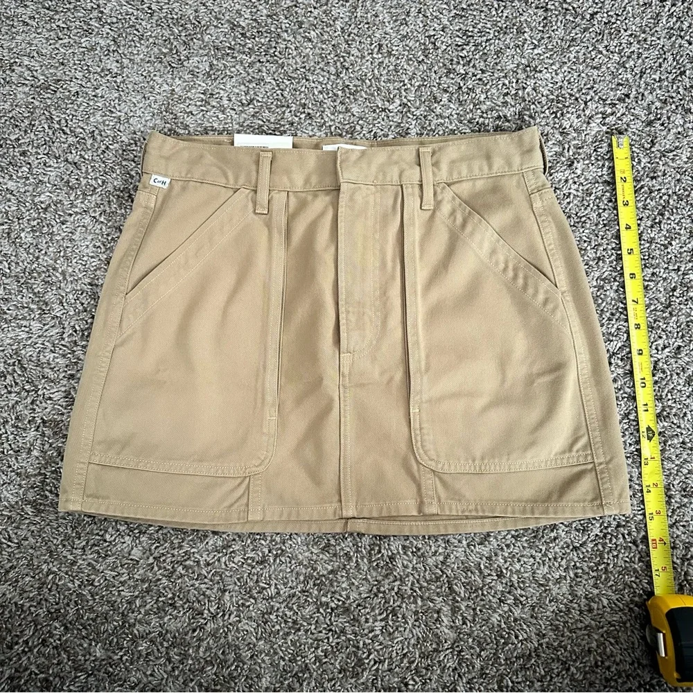 Citizens Of Humanity Beige Mini Skirt